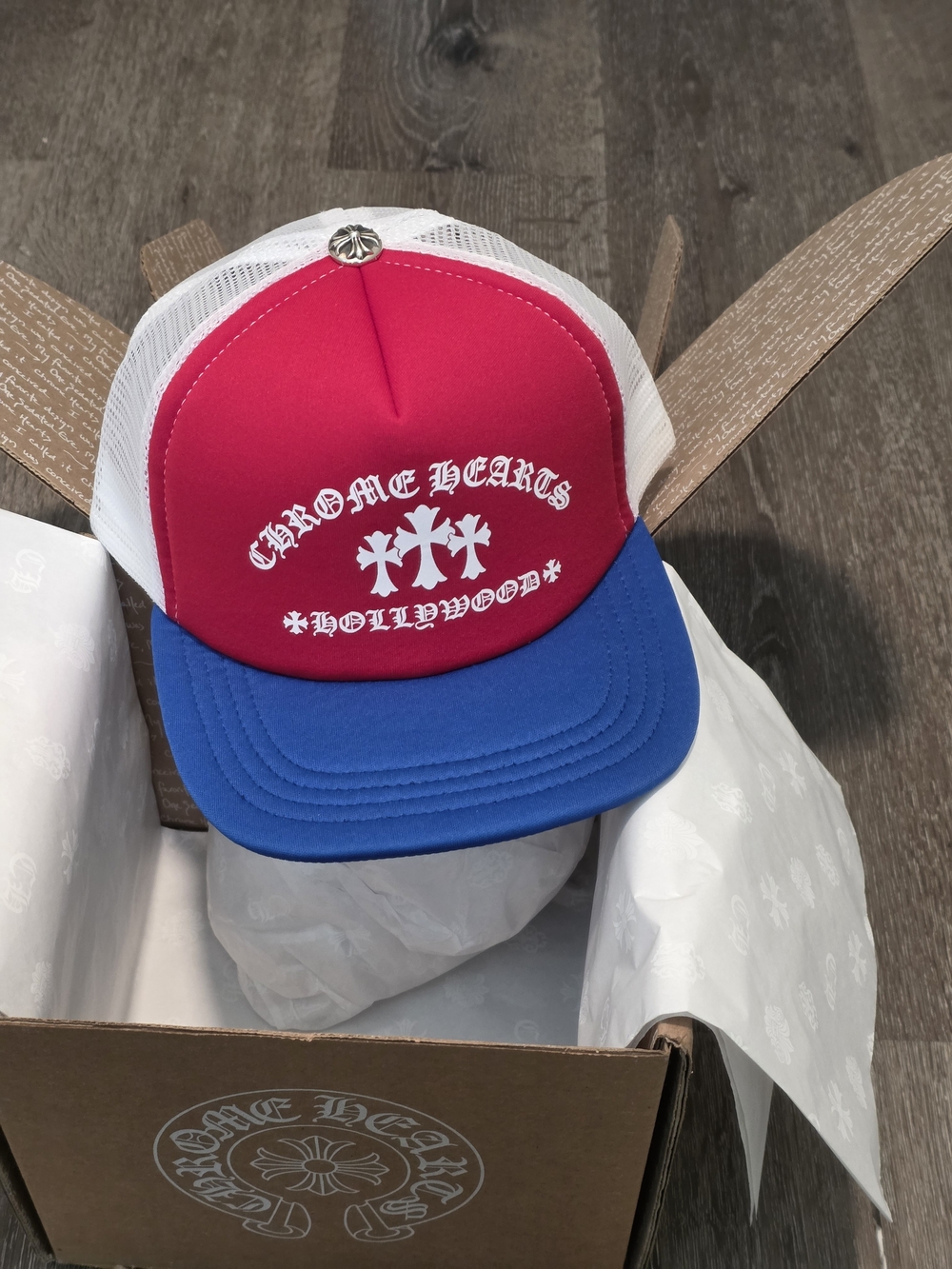 Chrome Hearts 2026 '4th Of July' Hollywood Trucker Hat